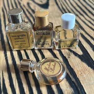 Mini Vintage perfume bottles